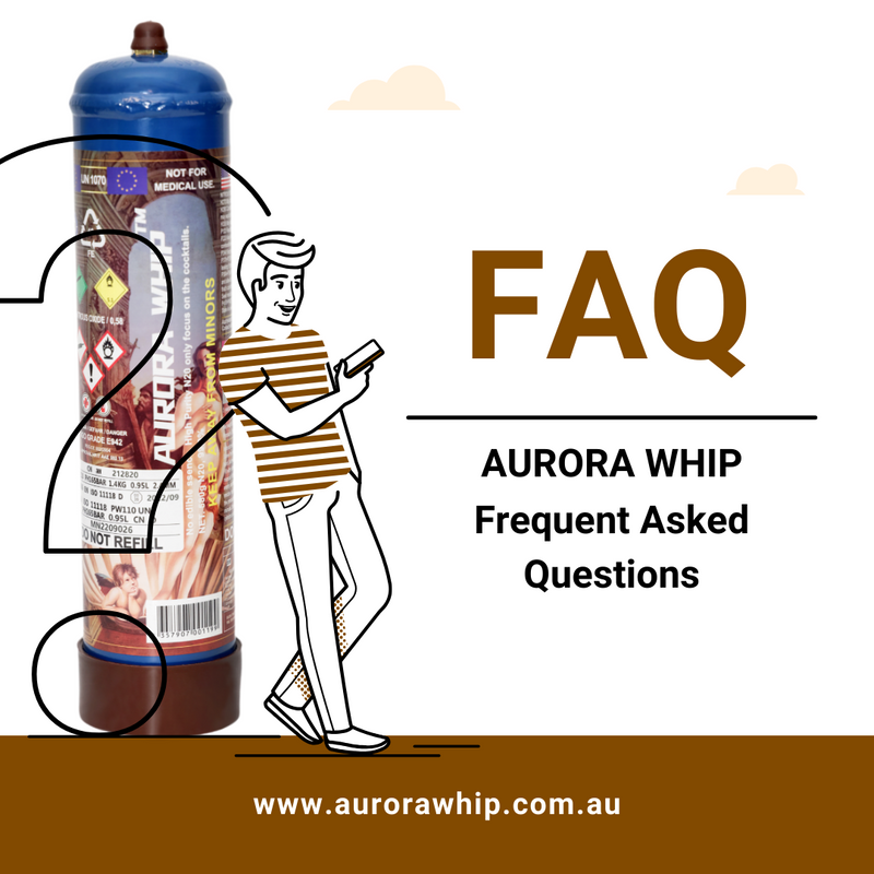 Frequent Asked Questions - Aurora Whip Cream Chargers