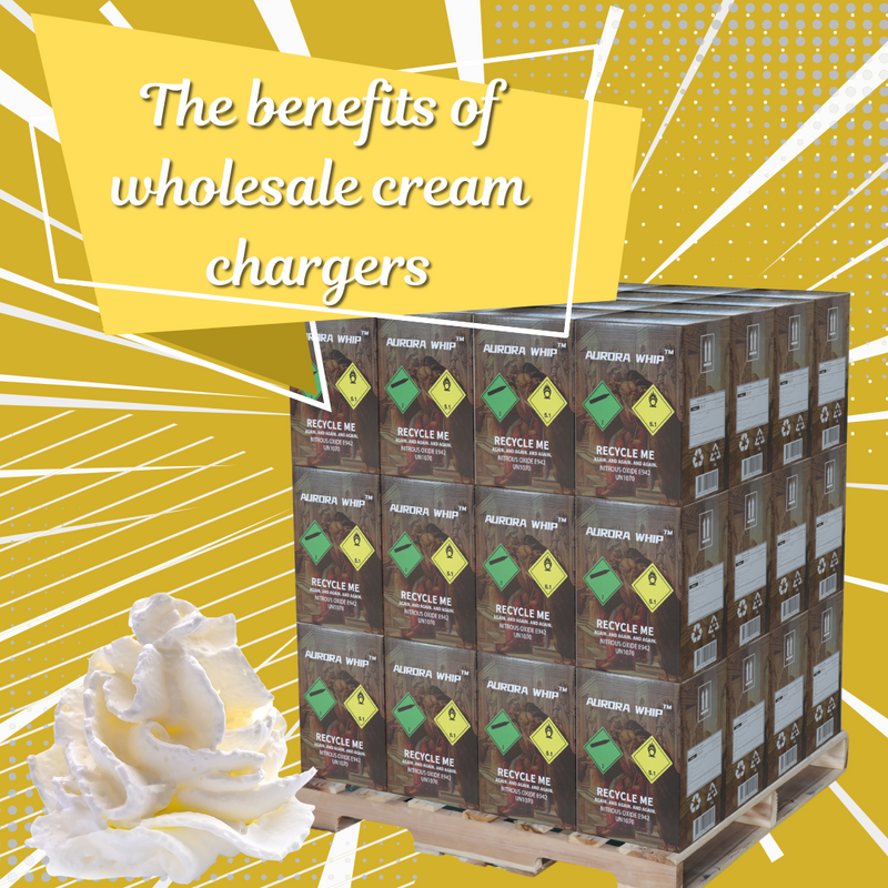 The benefits of wholesale cream chargers N2O