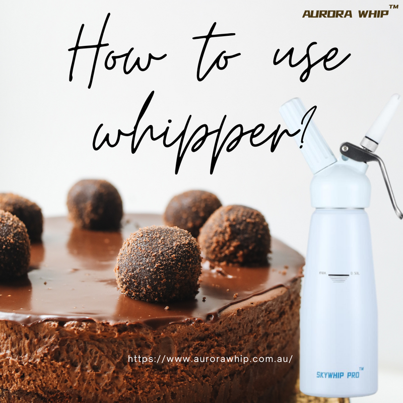 How to use whipped cream whipper?