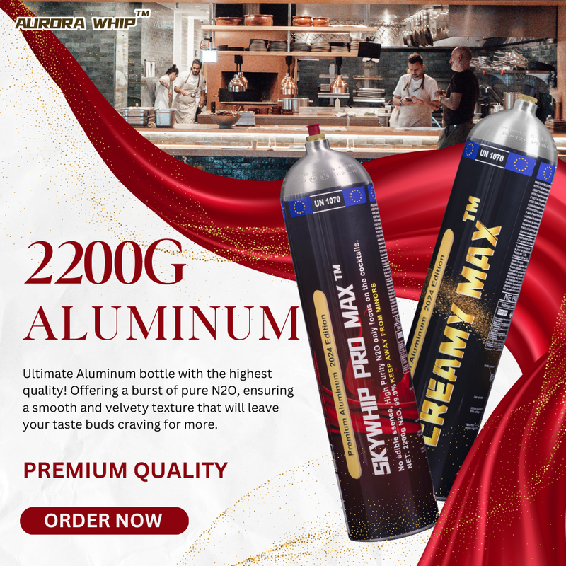 Aluminum 3.3L Cream Chargers